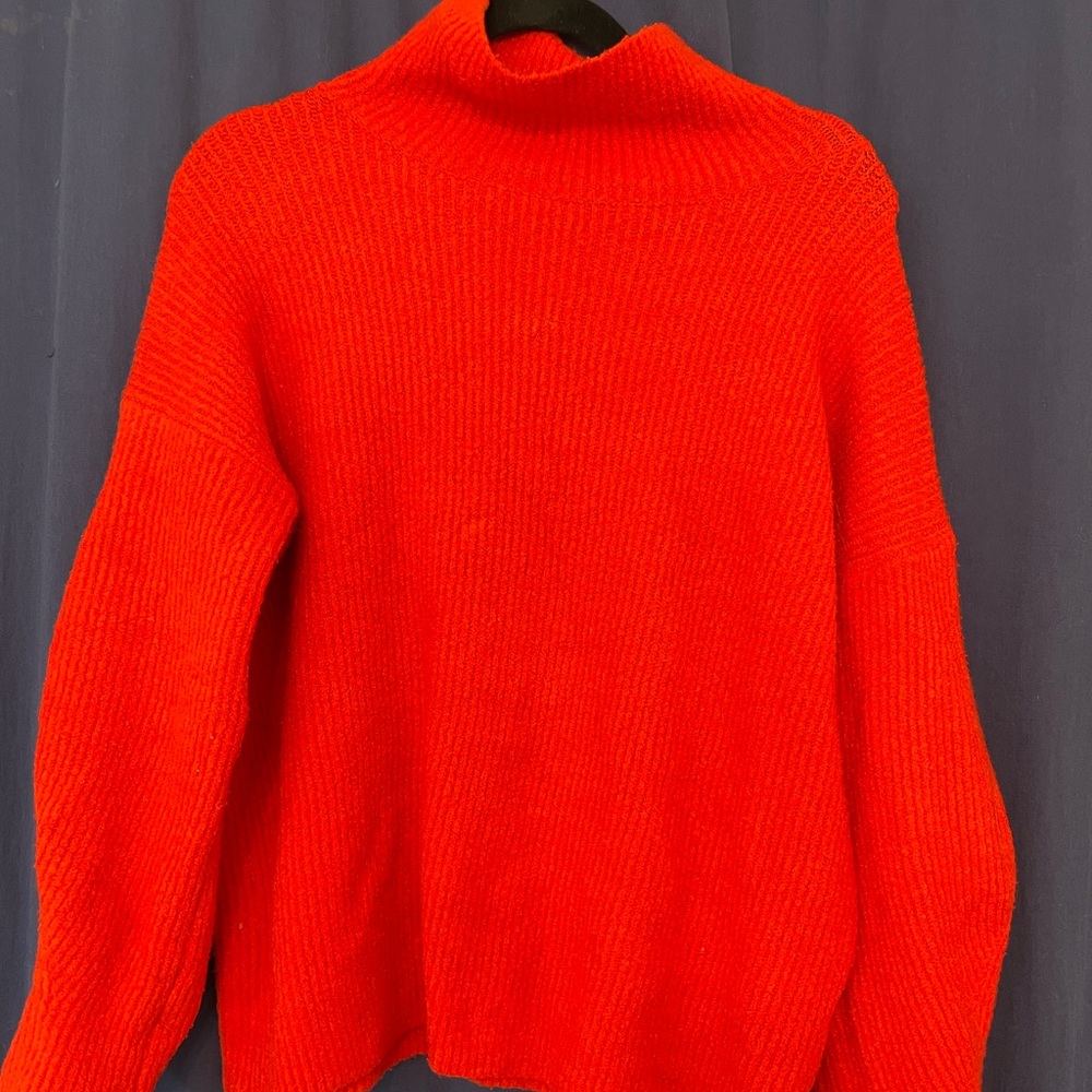 Red Orange French Connection Sweater